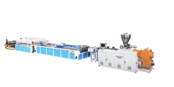 PVC Διπλό τοίχο Hollow γραμμή στέγης Sheet